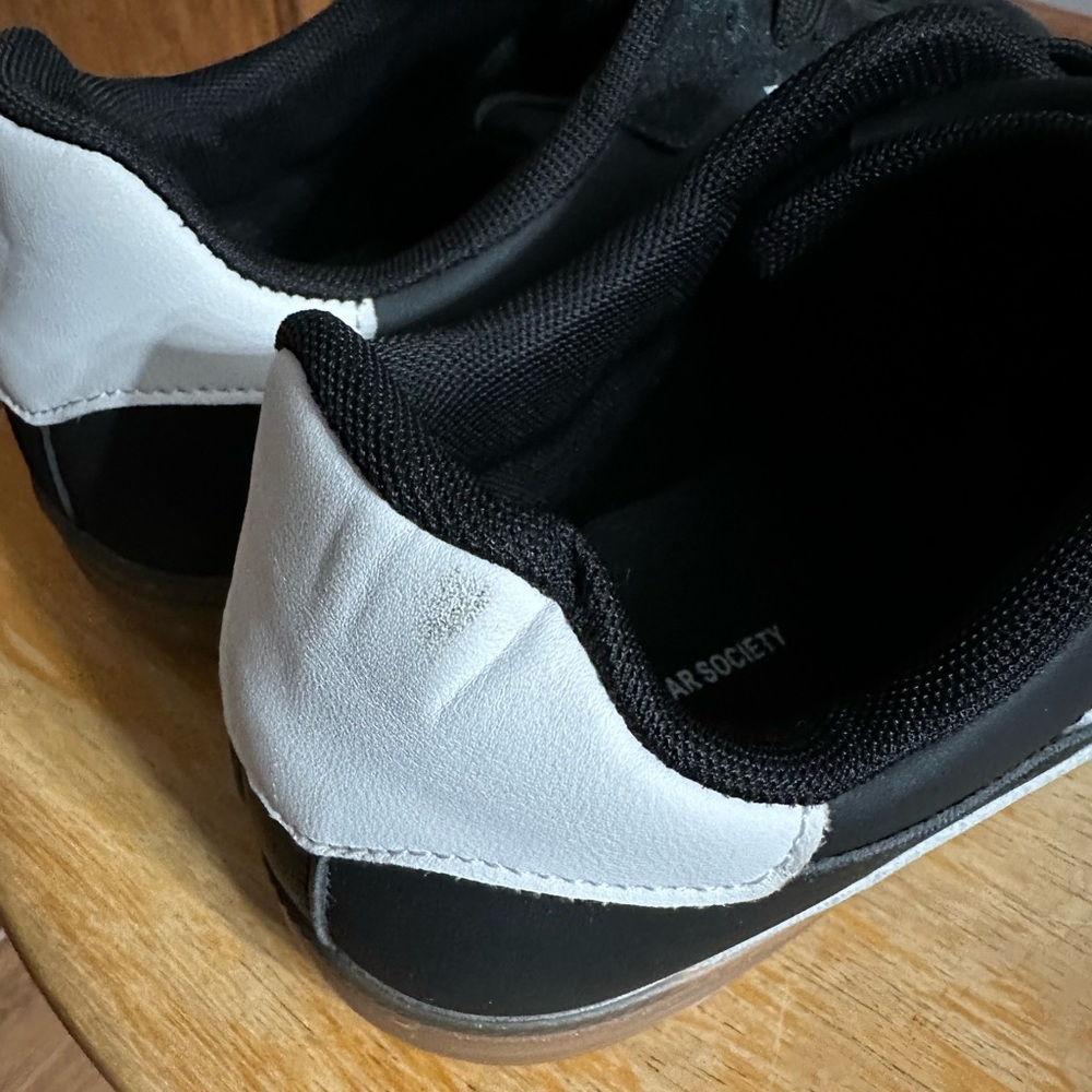 Streetwear Society Black and White Sneakers 6 - Picture 8 of 10